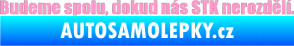Samolepka Budeme spolu, dokud nás STK nerozdělí světle růžová
