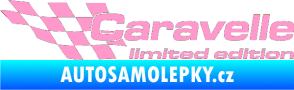Samolepka Caravelle limited edition levá světle růžová
