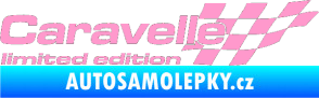 Samolepka Caravelle limited edition pravá světle růžová