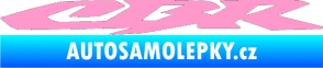 Samolepka CBR 001 světle růžová