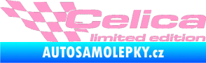 Samolepka Celica limited edition levá světle růžová