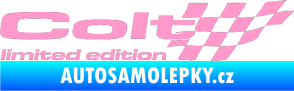 Samolepka Colt limited edition pravá světle růžová