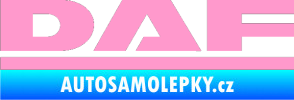 Samolepka DAF světle růžová