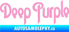 Samolepka Deep Purple světle růžová