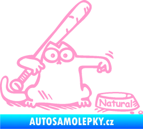Samolepka Dolej natural pravá světle růžová