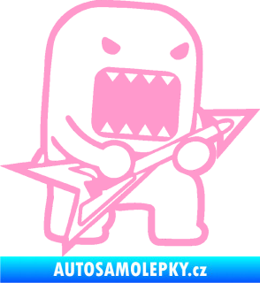 Samolepka Domo 002 pravá rocker světle růžová
