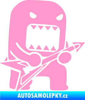 Samolepka Domo 003 pravá rocker světle růžová