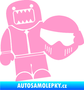Samolepka Domo 014 pravá Stig světle růžová