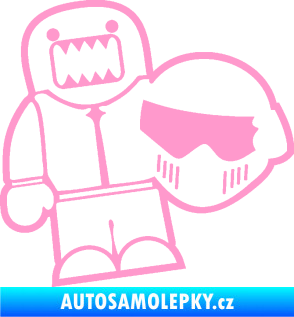 Samolepka Domo 015 levá  Stig světle růžová