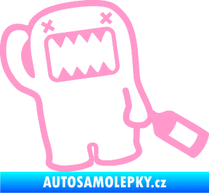 Samolepka Domo 020 drunk pravá světle růžová