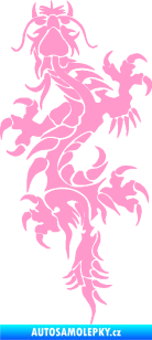 Samolepka Dragon 050 levá světle růžová