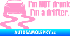 Samolepka Drifter 002 světle růžová