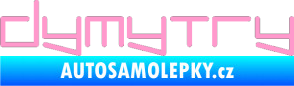 Samolepka Dymytry 002 světle růžová