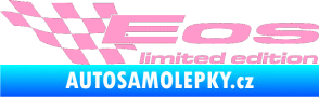 Samolepka Eos limited edition levá světle růžová