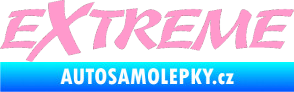 Samolepka Extreme 003 světle růžová