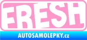 Samolepka Fresh 002  světle růžová