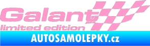 Samolepka Galant limited edition pravá světle růžová