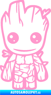 Samolepka Groot 002 levá baby světle růžová