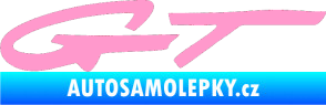 Samolepka GT 001 světle růžová