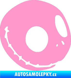 Samolepka Halloween 012 pravá světle růžová