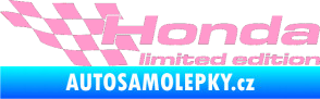 Samolepka Honda limited edition levá světle růžová