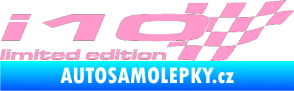 Samolepka i10 limited edition pravá světle růžová