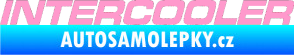 Samolepka Intercooler světle růžová