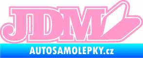 Samolepka JDM 001 symbol světle růžová