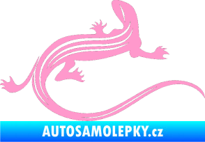 Samolepka Ještěrka 011 pravá světle růžová