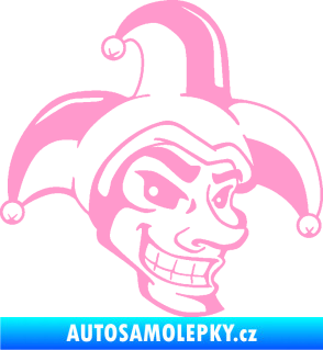 Samolepka Joker 001 pravá světle růžová