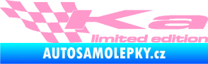 Samolepka Ka limited edition levá světle růžová