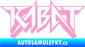Samolepka Kabát 002 světle růžová
