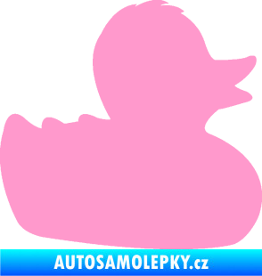 Samolepka Kachnička 001 pravá světle růžová