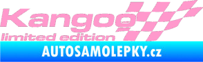 Samolepka Kangoo limited edition pravá světle růžová