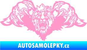 Samolepka Kapota 041 lev světle růžová