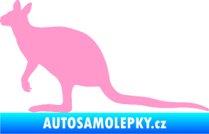 Samolepka Klokan 003 levá světle růžová
