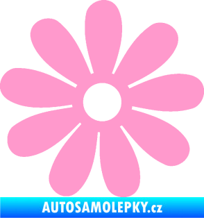 Samolepka Kopretina 001 světle růžová