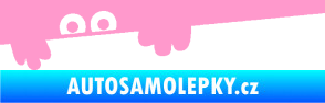 Samolepka Kuk 008 levá šmírák světle růžová