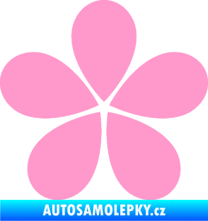 Samolepka Květina dekor 031 světle růžová