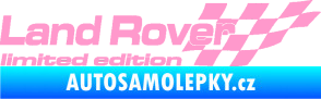 Samolepka Land Rover limited edition pravá světle růžová
