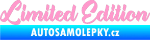 Samolepka Limited edition 006 světle růžová