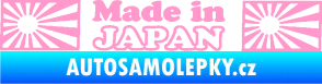 Samolepka Made in Japan 002 světle růžová