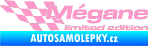 Samolepka Mégane limited edition levá světle růžová