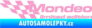 Samolepka Mondeo limited edition levá světle růžová