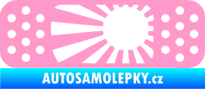 Samolepka Náplast 002 levá světle růžová