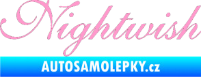 Samolepka Nightwish světle růžová