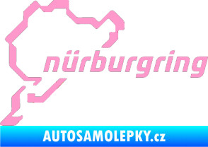 Samolepka Nurburgring světle růžová