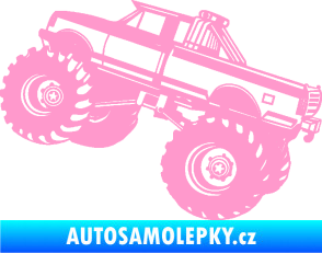 Samolepka Off Road 003 levá světle růžová
