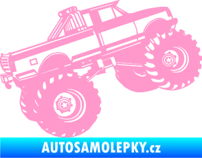 Samolepka Off Road 003 pravá světle růžová