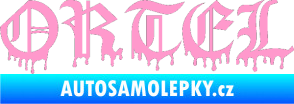 Samolepka Ortel světle růžová